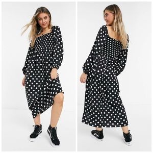 Asos Lola May shirred dress
